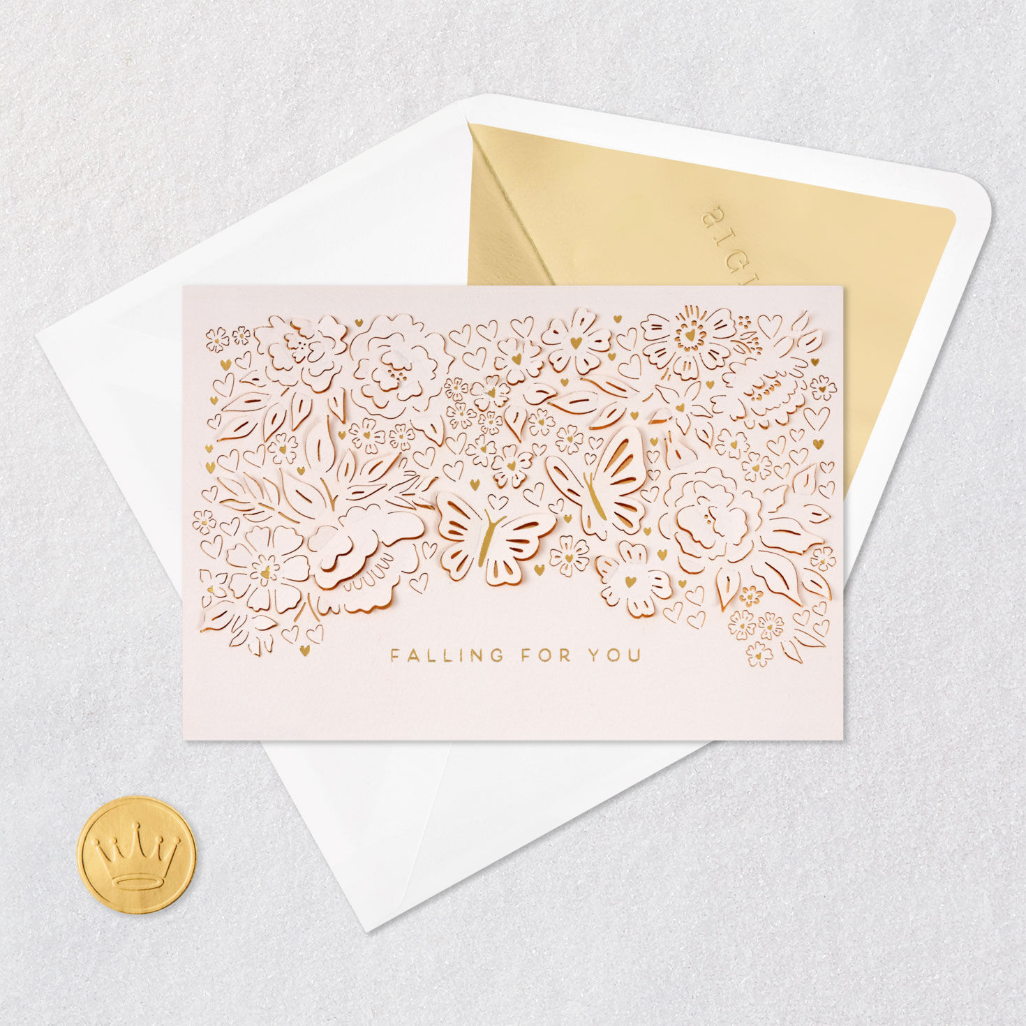 Falling for You Romantic Valentine's Day Card for only USD 9.59 | Hallmark