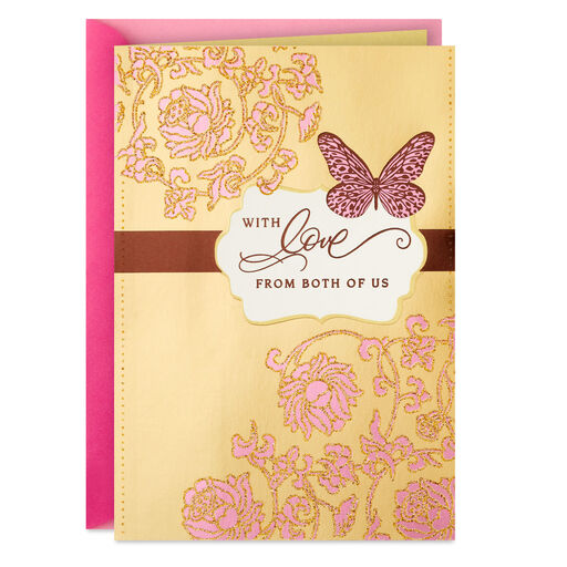 Love and Thanks Birthday Card for Mother From Both, 