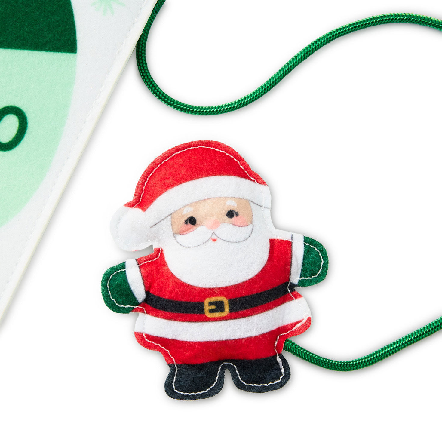 Santa Christmas Scene Countdown Calendar upclose view image number 4