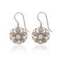 Silver Forest Silver-Tone Filigree Flower Layered Metal Drop Earrings, , large image number 1