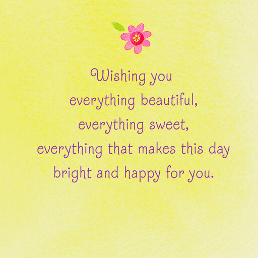 Wishing You Everything Beautiful and Sweet Easter Card, 
