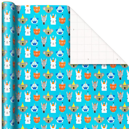 Party Animals Wrapping Paper, 27 sq. ft., 