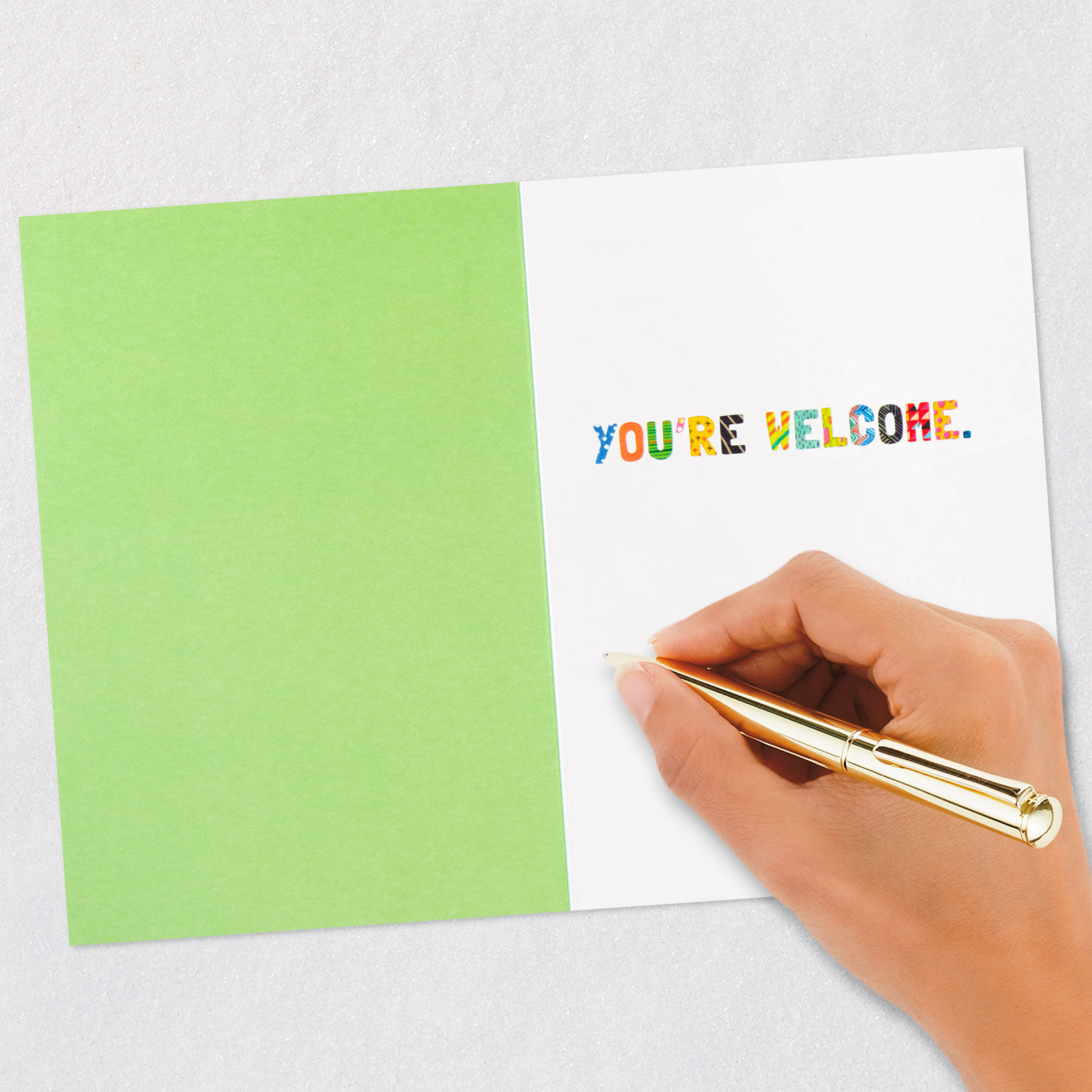 Happy 29th Again Colored Letters Funny Birthday Card Signing card image number 6