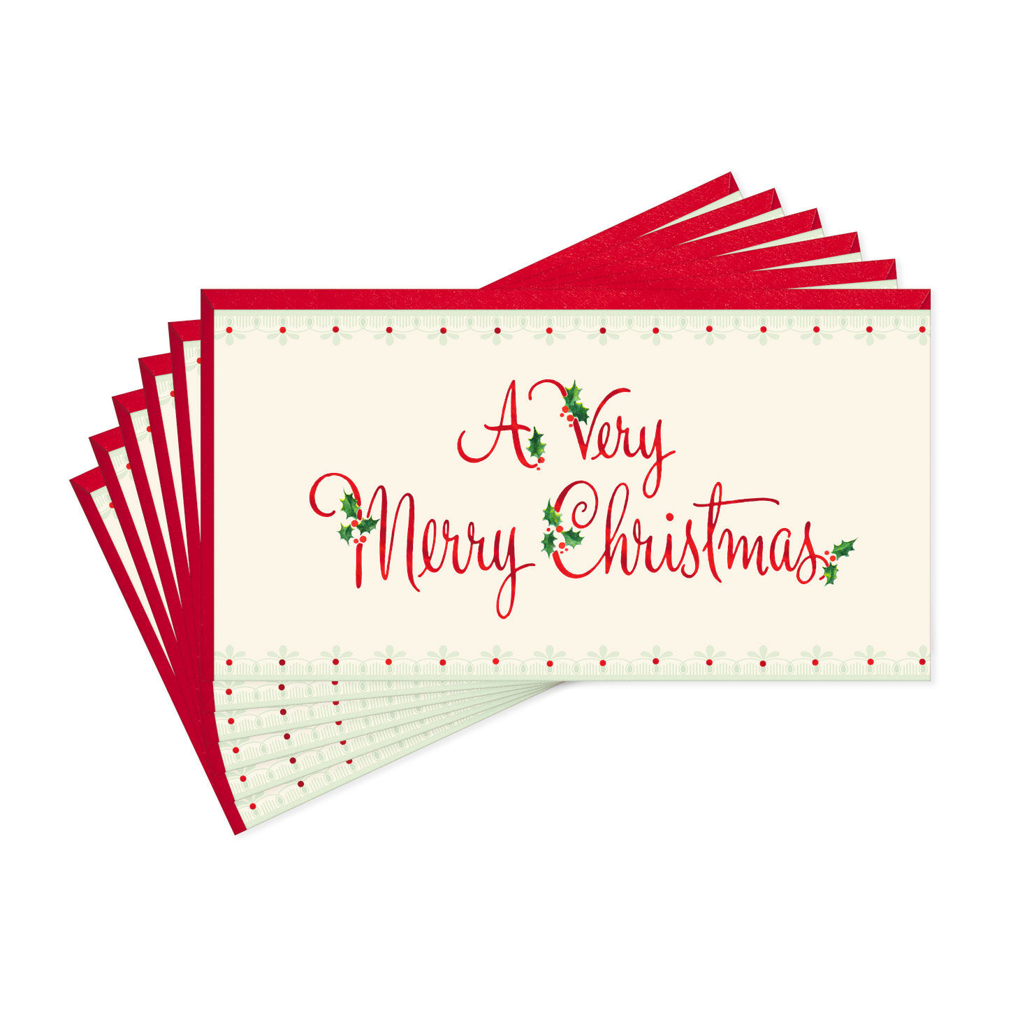Merry Christmas And Happy New Year Money Holder Cards Pack Of 6 Boxed Cards Hallmark