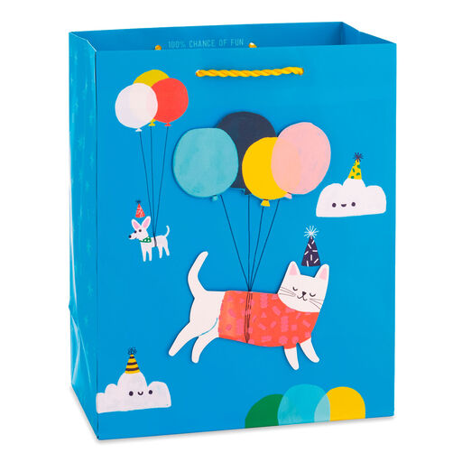 9.6" Carried Away Party Pets Medium Gift Bag, 