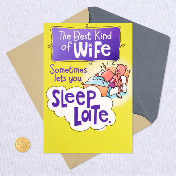 Best Kind of Wife Funny Anniversary Card, , large image number 10