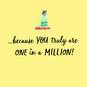 You're One In A Million Birthday Card, , large image number 2