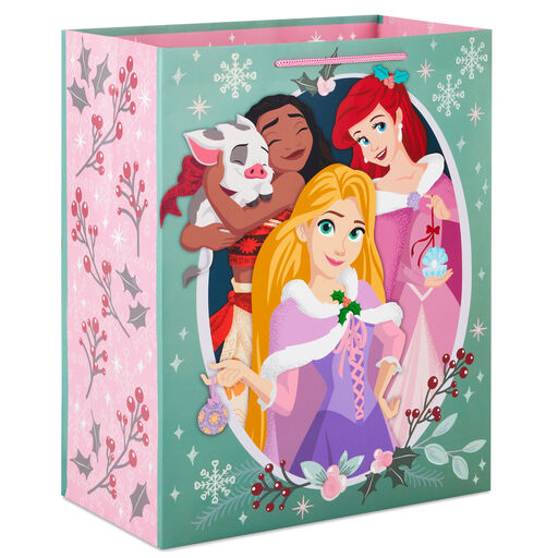 13" Disney Princess Large Christmas Gift Bag, Disney Princesses