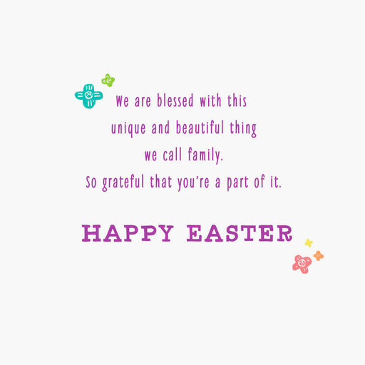 Family Is a Blessing Easter Card, 