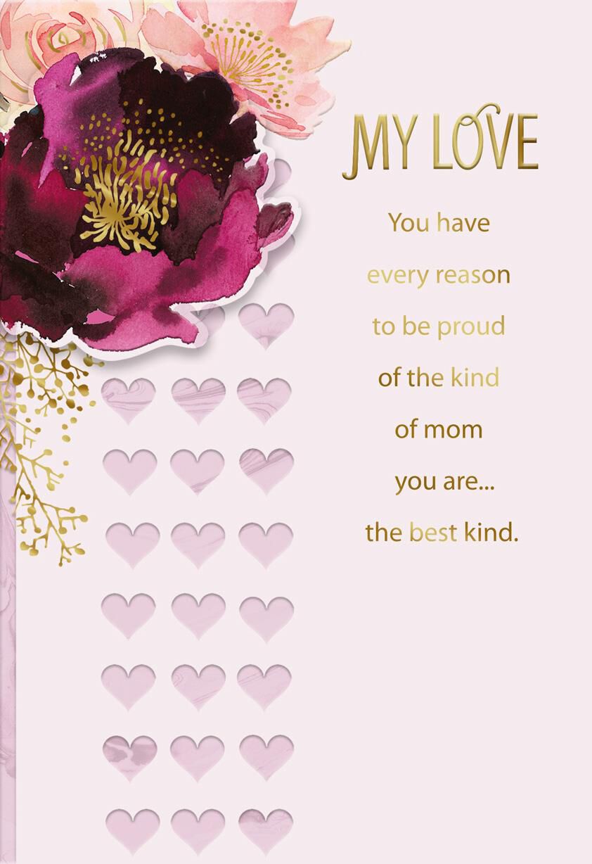 Best Mom and Best Wife Mother's Day Card