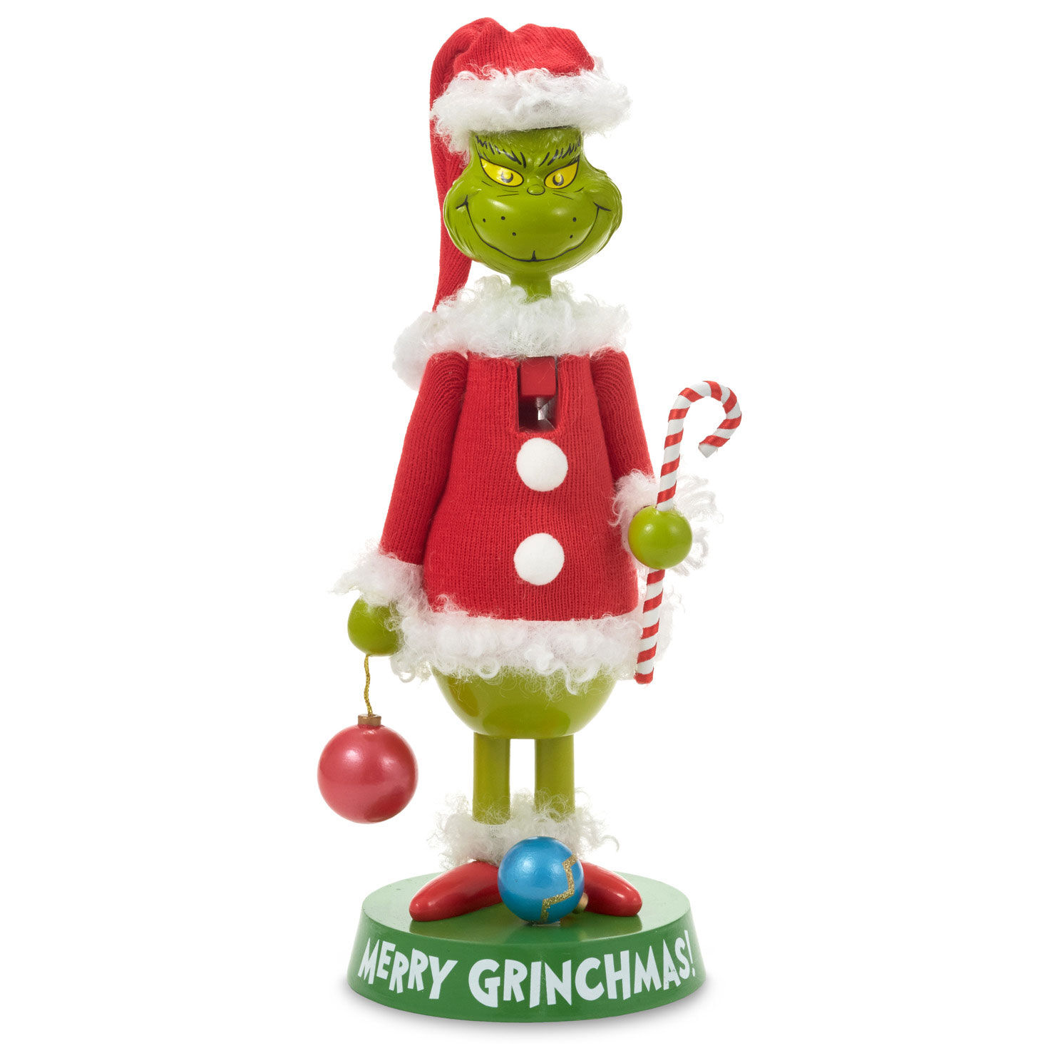 Grinch in santa outfit deals