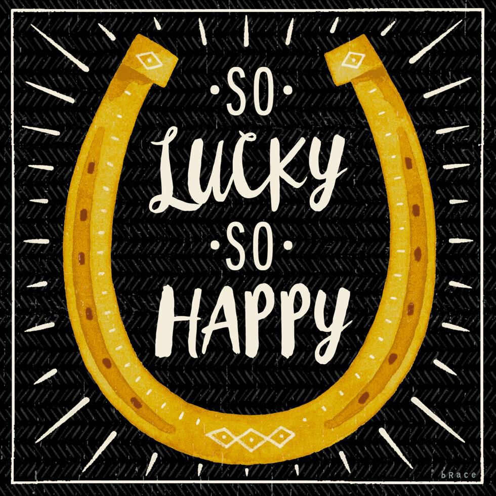 Lucky Horseshoe Musical Father's Day Card