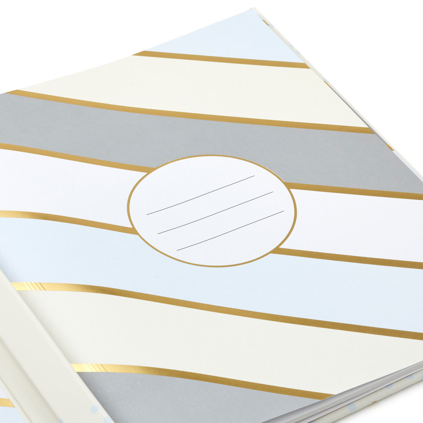 Postbound White Wedding Photo Album With Hearts closeup view image number 6