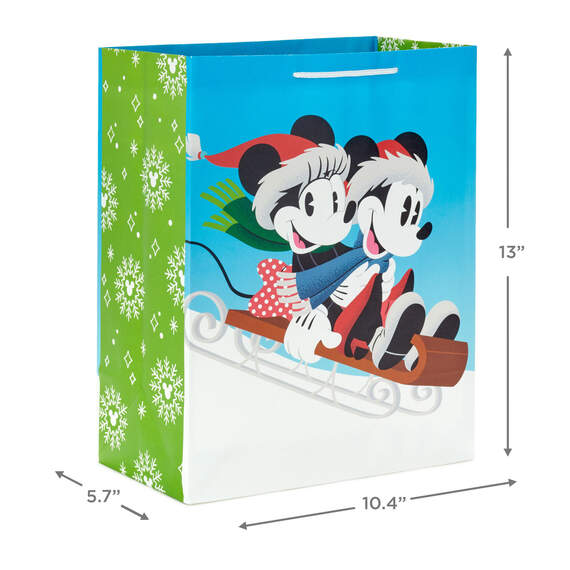 Disney Mickey and Minnie Christmas Gift Bags, Assorted Sizes and Designs, , large image number 3