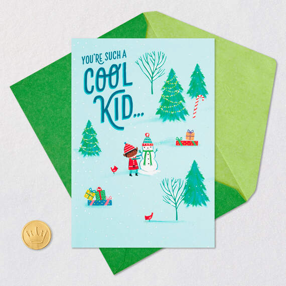 You're Such a Cool Kid Christmas Card, , large image number 5