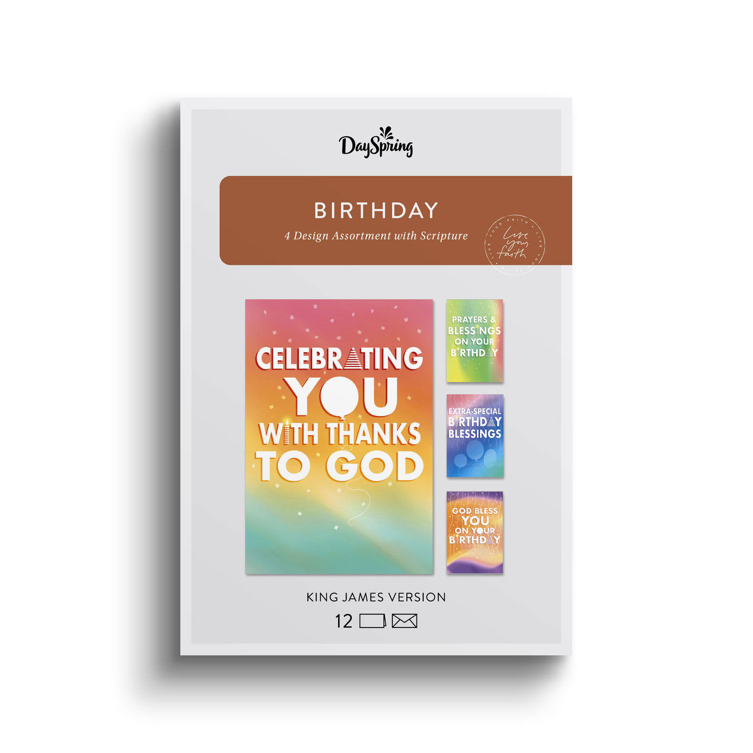 Celebrating You DaySpring Birthday Cards Assortment package front image number 2