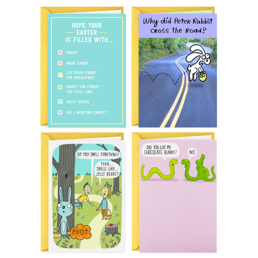 Shoebox Funny Easter Cards Assortment, 