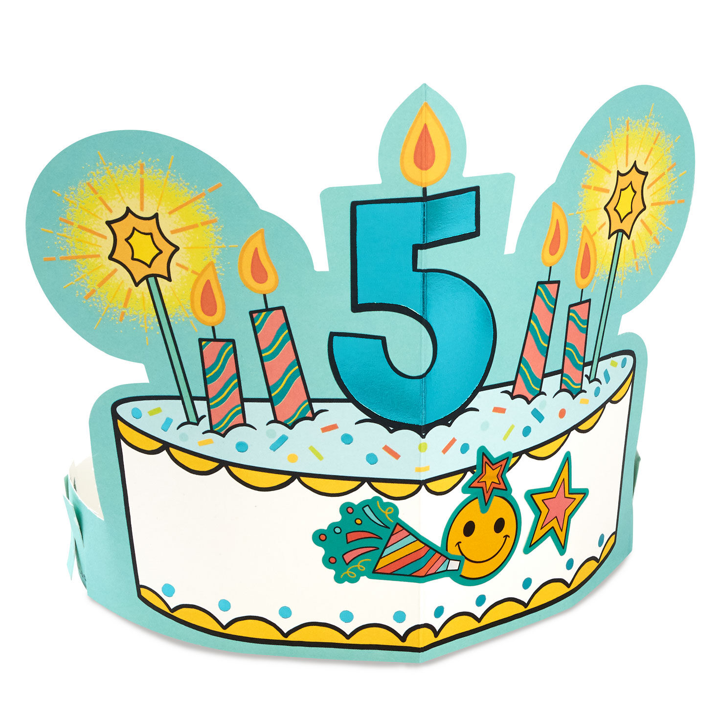 Enjoy the Royal Treatment 5th Birthday Card With Crown and Stickers for only USD 6.99 | Hallmark