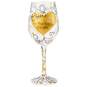Lolita® Cheers to the Happy Couple Handpainted Wine Glass, 15 oz., , large image number 1