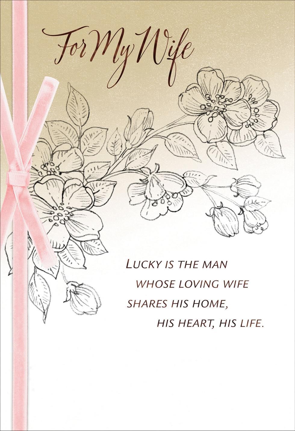 How Can I Thank You Anniversary Card for Wife