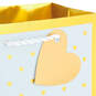 6.5" Mini Hearts on White Small Gift Bag, , large image number 4