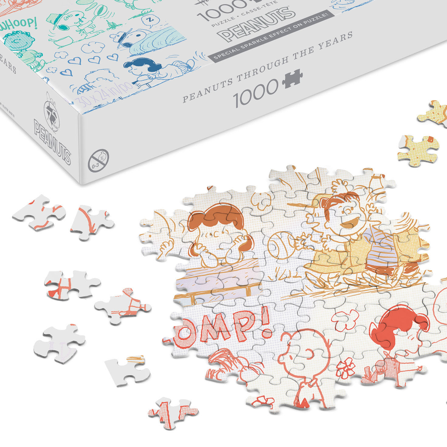 Peanuts® 75th Anniversary Through the Years 1000-Piece