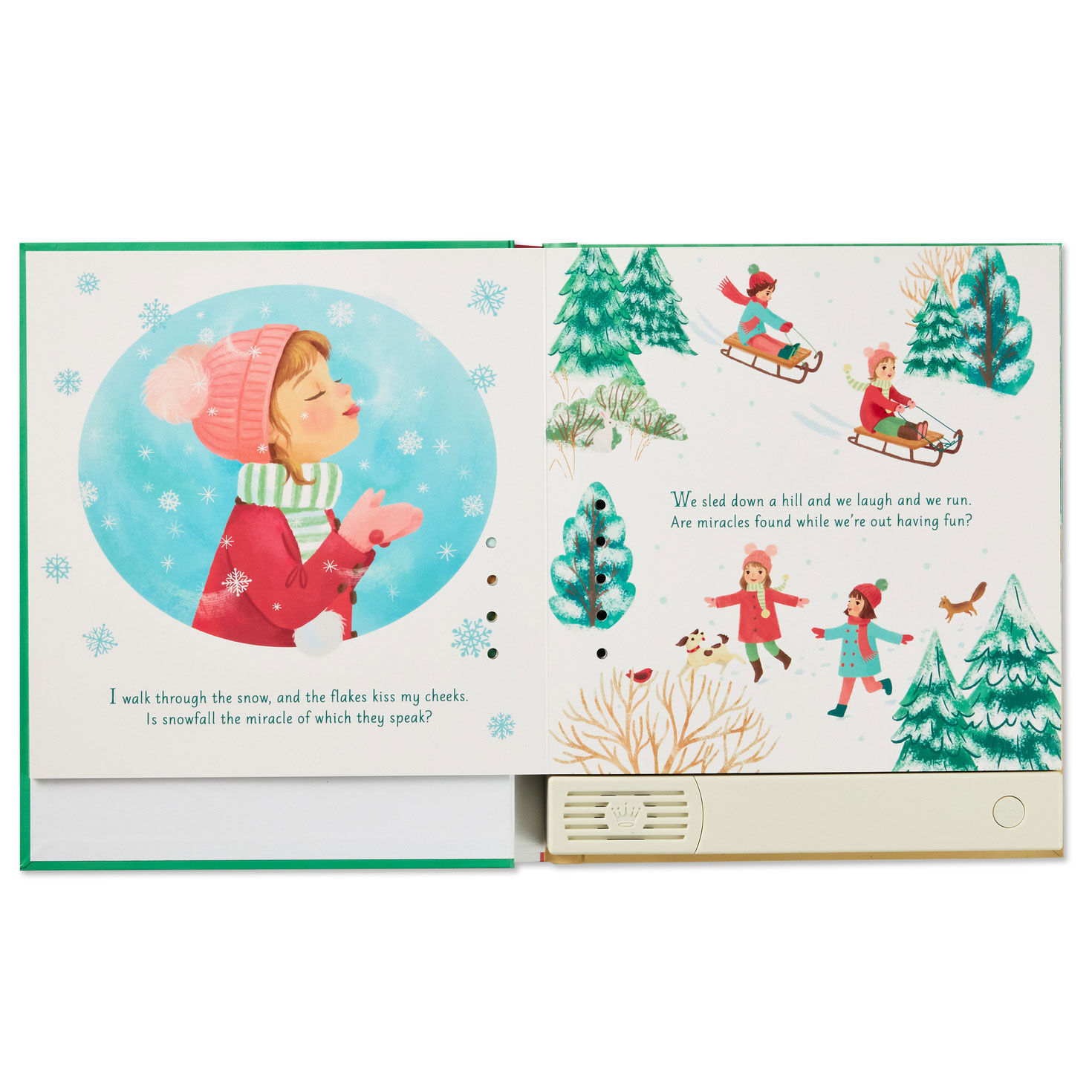 Christmas Miracles All Around Recordable Storybook inside spread image number 4