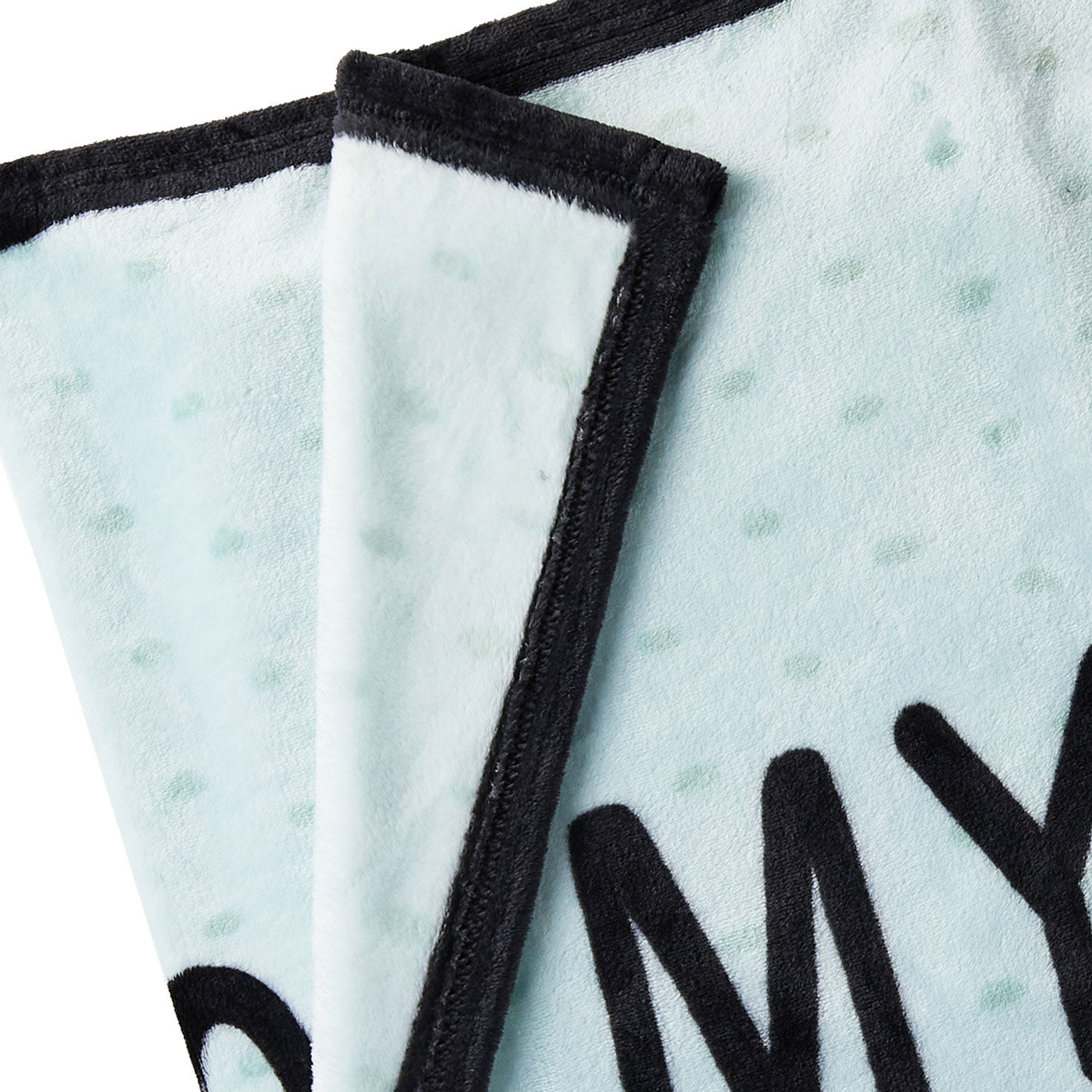 My Side, Your Side, Pet Zone Funny Blanket upclose view image number 3