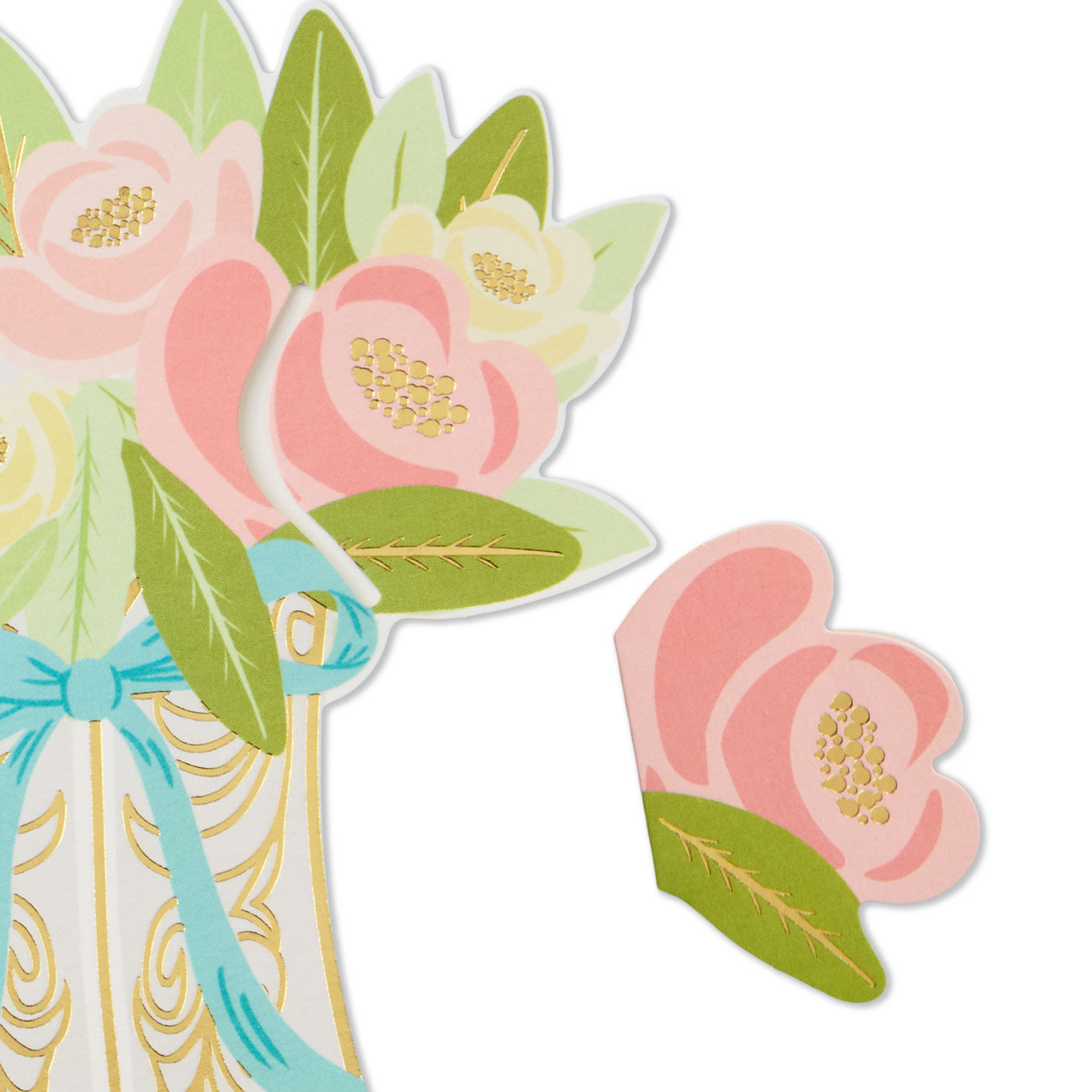 Cowgirl Boot with Pink Flowers Support Card Card Front Detail image number 5