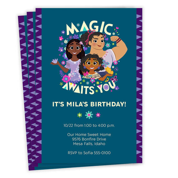 Disney Encanto Magic Awaits You Birthday Invitation