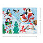 Penguins on Peppermint Sleds 550-Piece Puzzle measurement image number 5