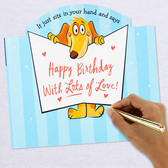 Lots of Love Funny Pop-Up Birthday Card for Son, , large image number 5