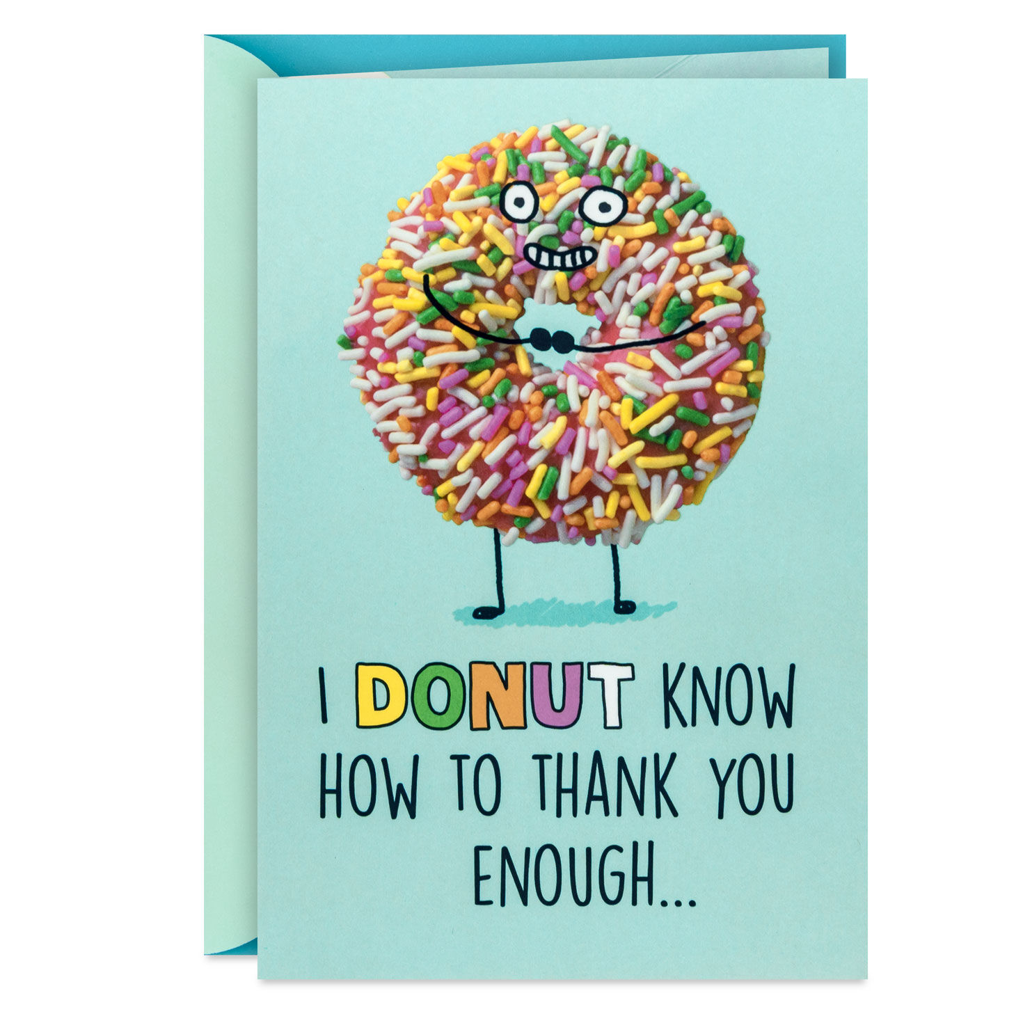 A Hole Lot of Thanks Donut Pop-Up Thank You Card
