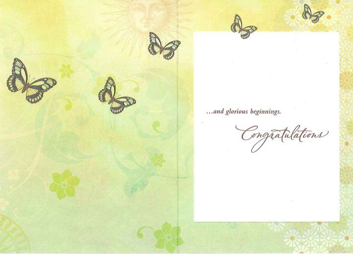 A Time of Happy Endings Graduation Card