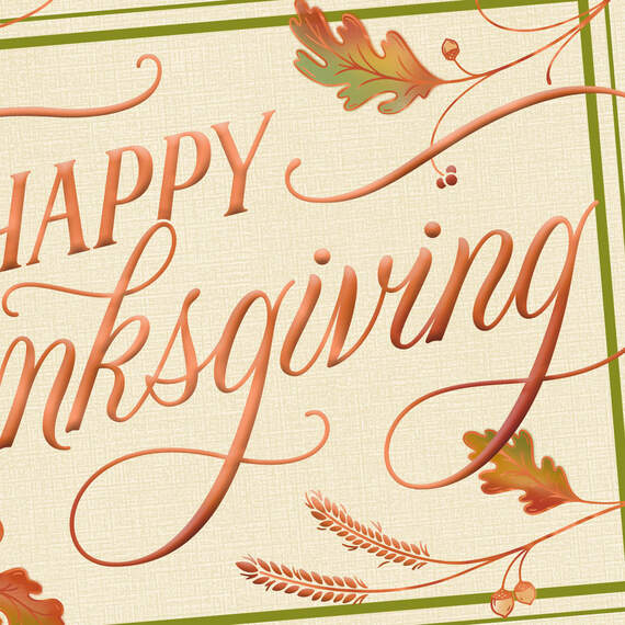 A Day of Happy Thanksgiving Card, , large image number 4