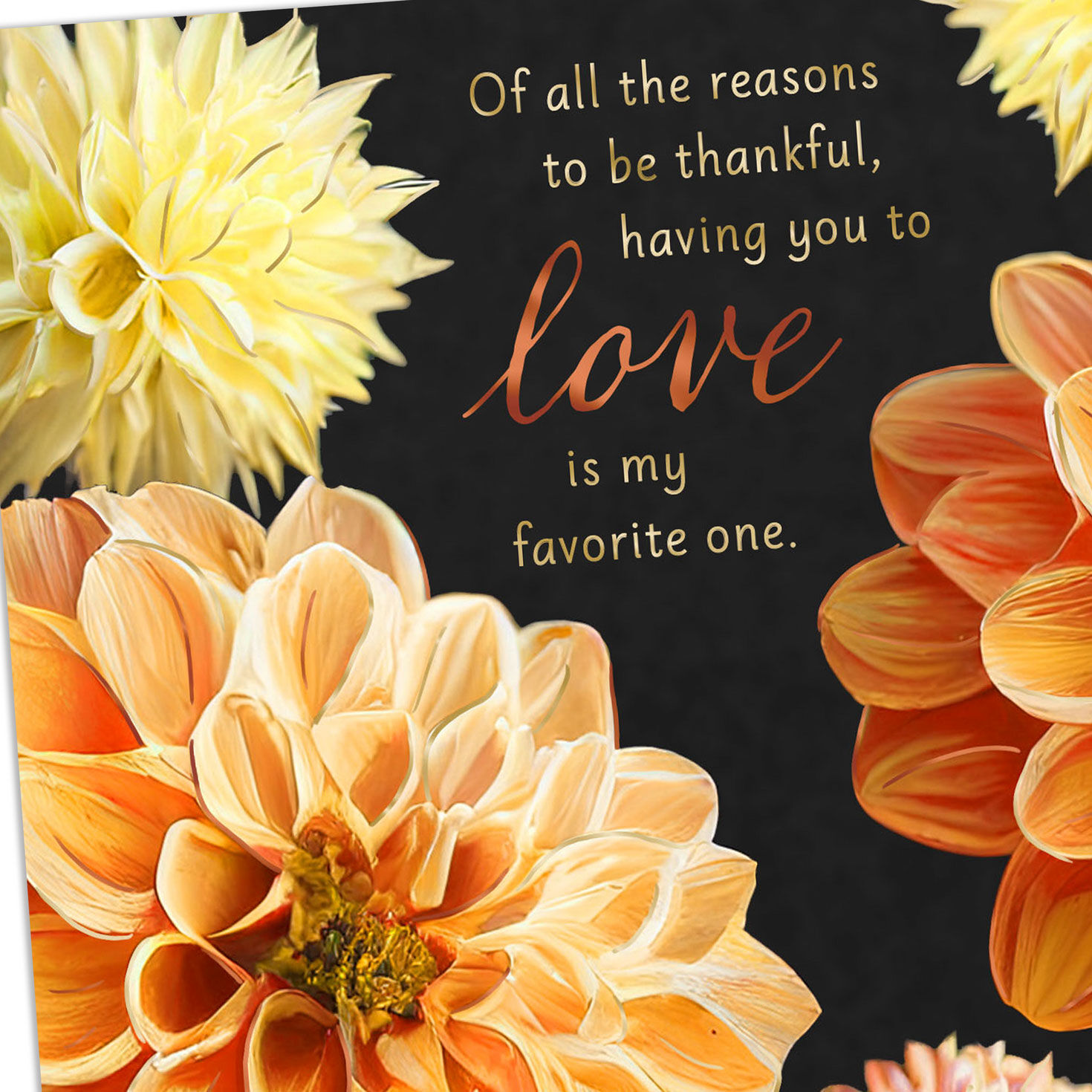 You're the Love of My Life Romantic Thanksgiving Card for only USD 3.99 | Hallmark