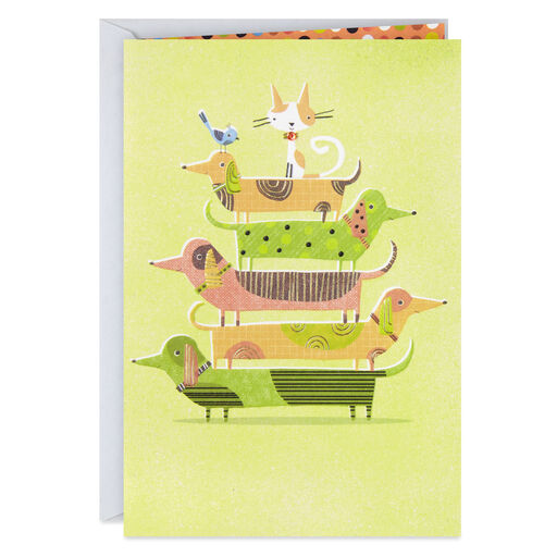 UNICEF Pet Pyramid Birthday Card for Friend, 