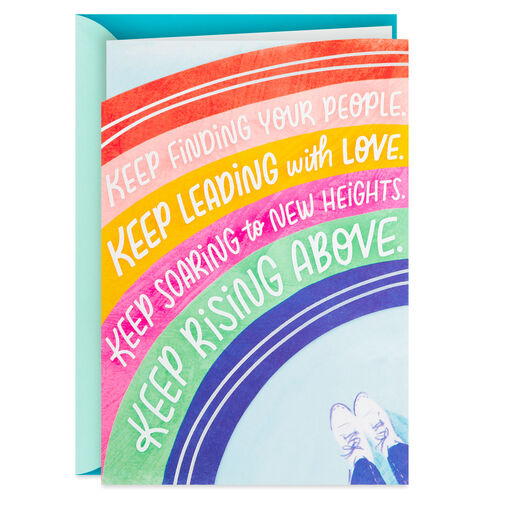 Keep Leading With Love Encouragement Card, 