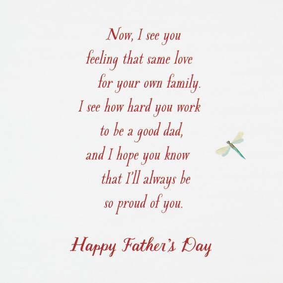 The Love You Have for Your Family Father's Day Card for Son, , large image number 2