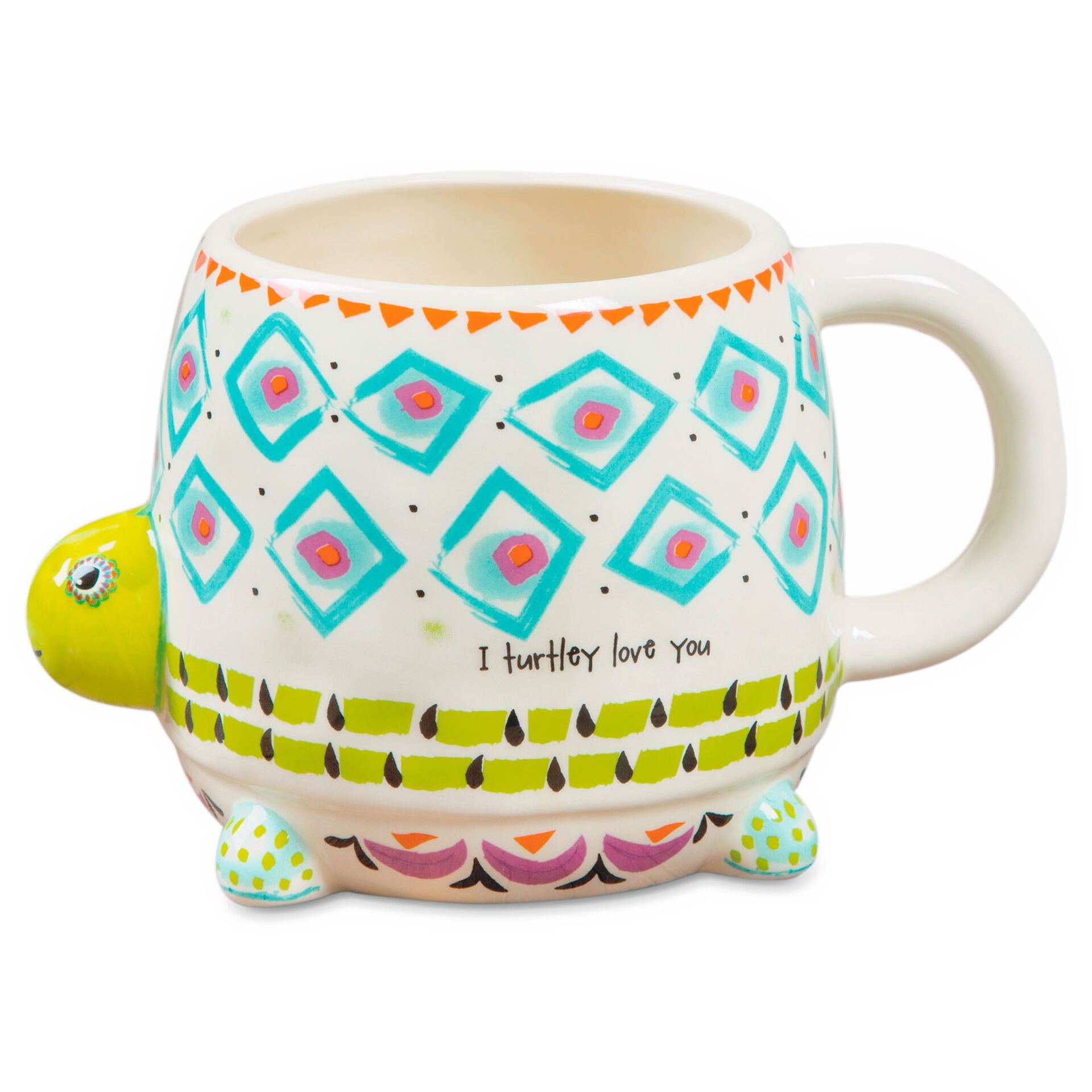Natural Life Folk Art Mug Turtle, 16 oz. Mugs & Teacups Hallmark