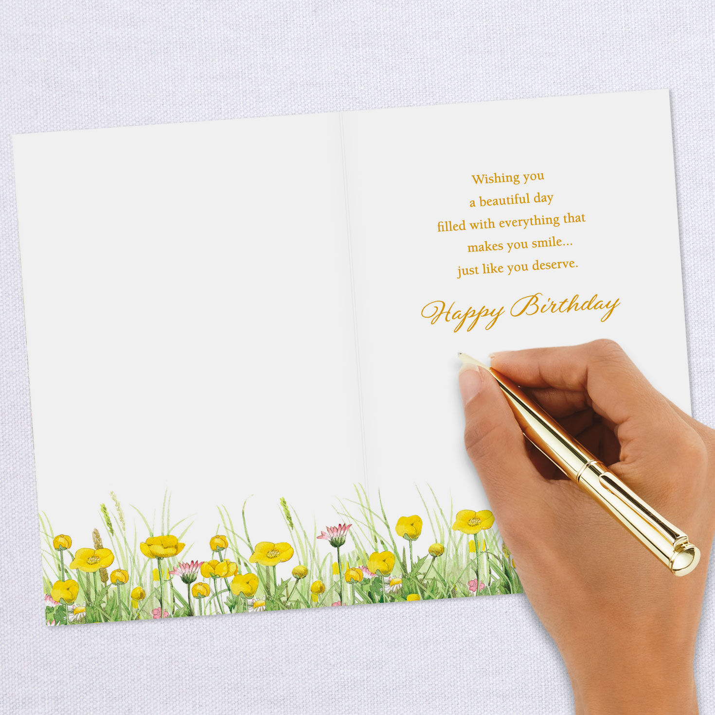 Marjolein Bastin Bunny and Flowers Birthday Card for only USD 2.99 | Hallmark