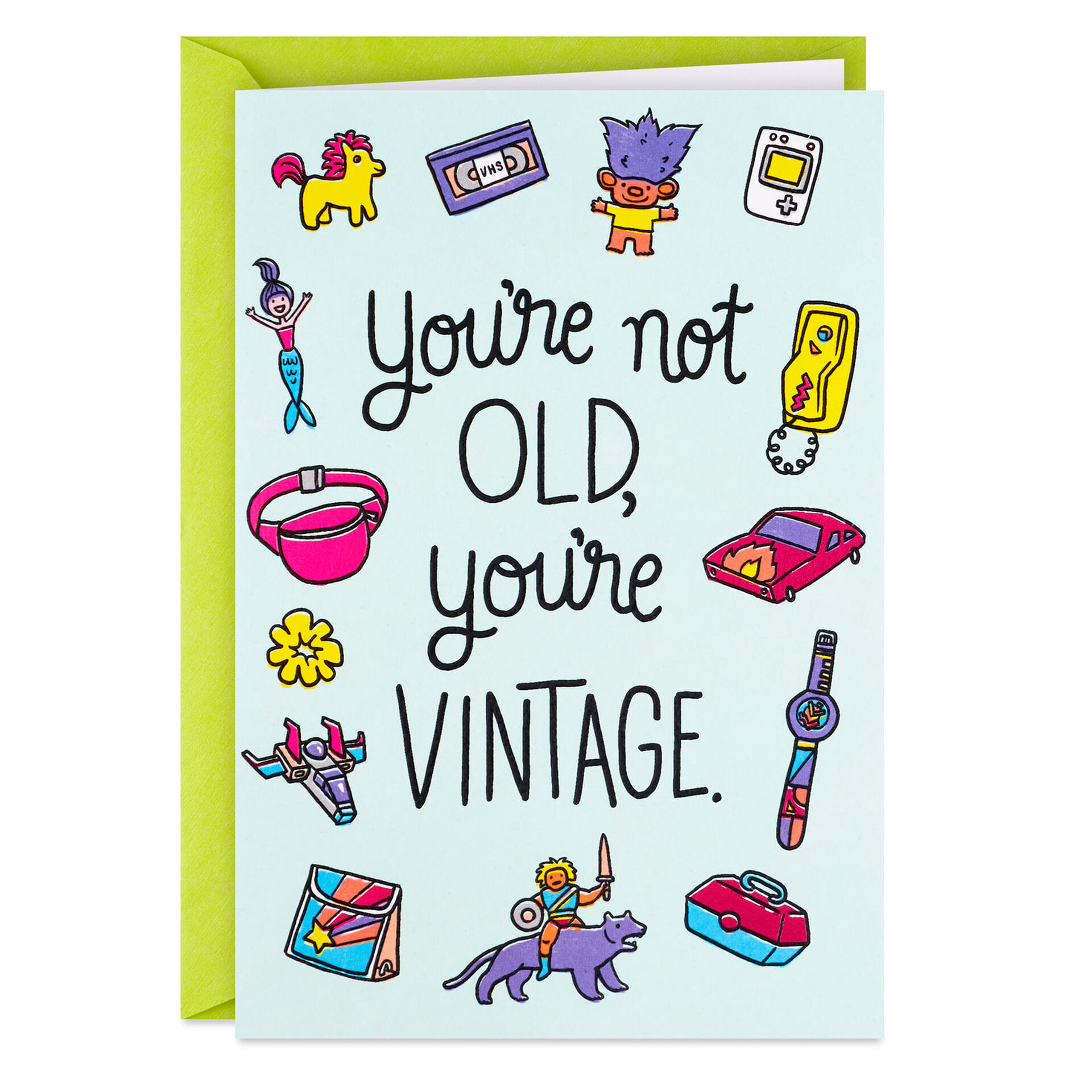 You're Not Old, You're Vintage Funny Birthday Card - Greeting Cards -  Hallmark