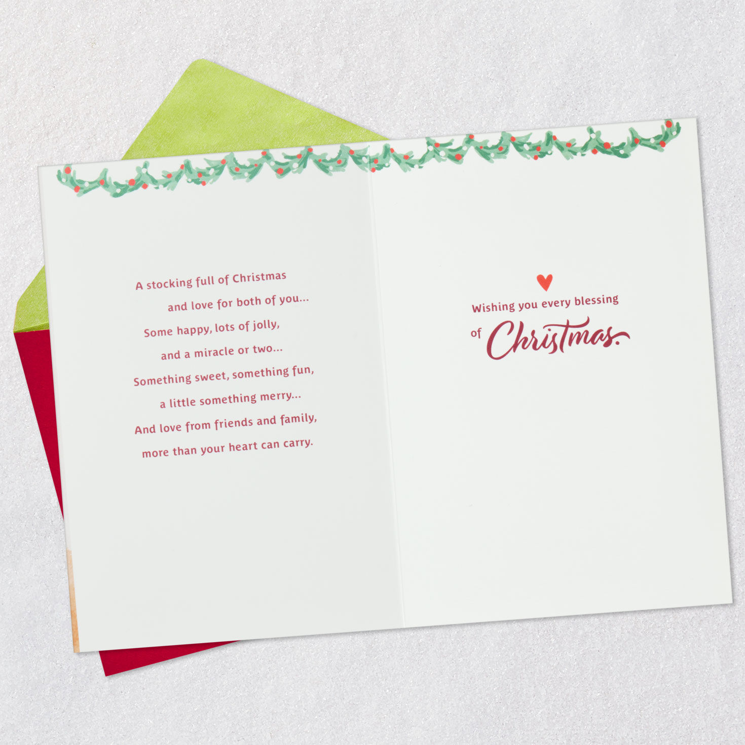 Wishing You Every Blessing Christmas Card for Both, , large image number 4