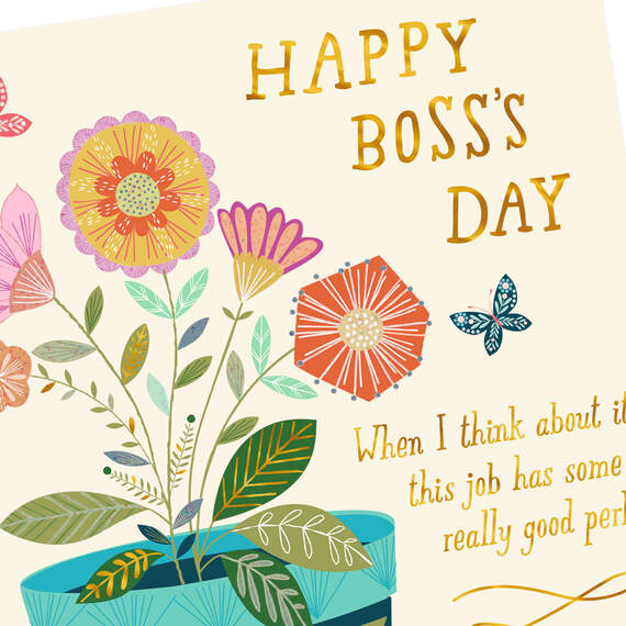 You're a Really Nice Boss Boss's Day Card, , large image number 4