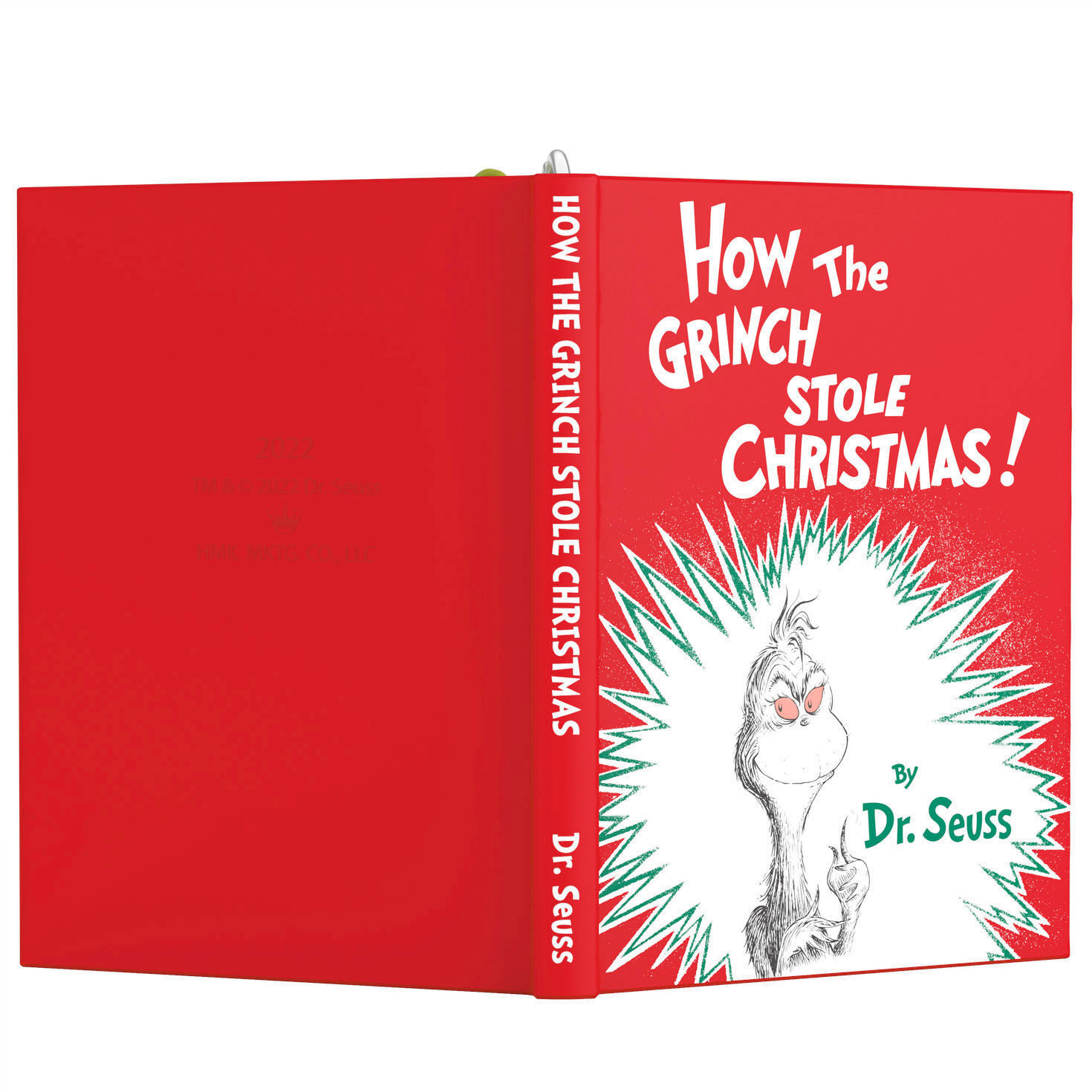 How the Grinch Stole Christmas Book Ornament Back image number 4