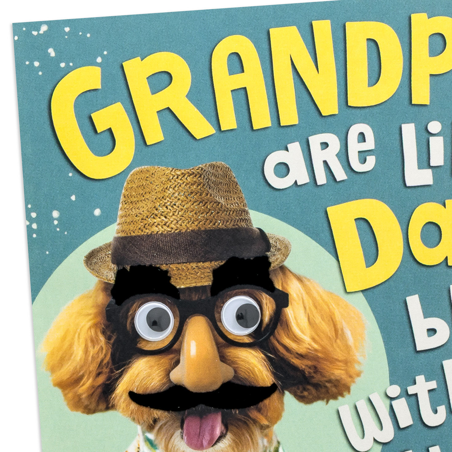 Partner in Crime Dog Father's Day Card for Grandpa Card Front Detail image number 4