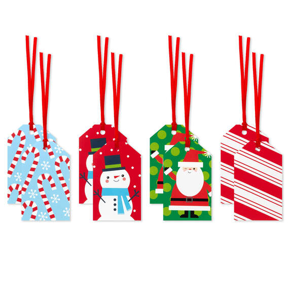 Cute and Colorful Christmas Gift Tag Kit, Set of 80, , large image number 6
