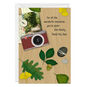 Camera and Leaves Personalized Father's Day Card front image number 1