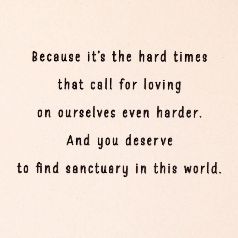 You Deserve to Find Sanctuary Encouragement Card, , large image number 3