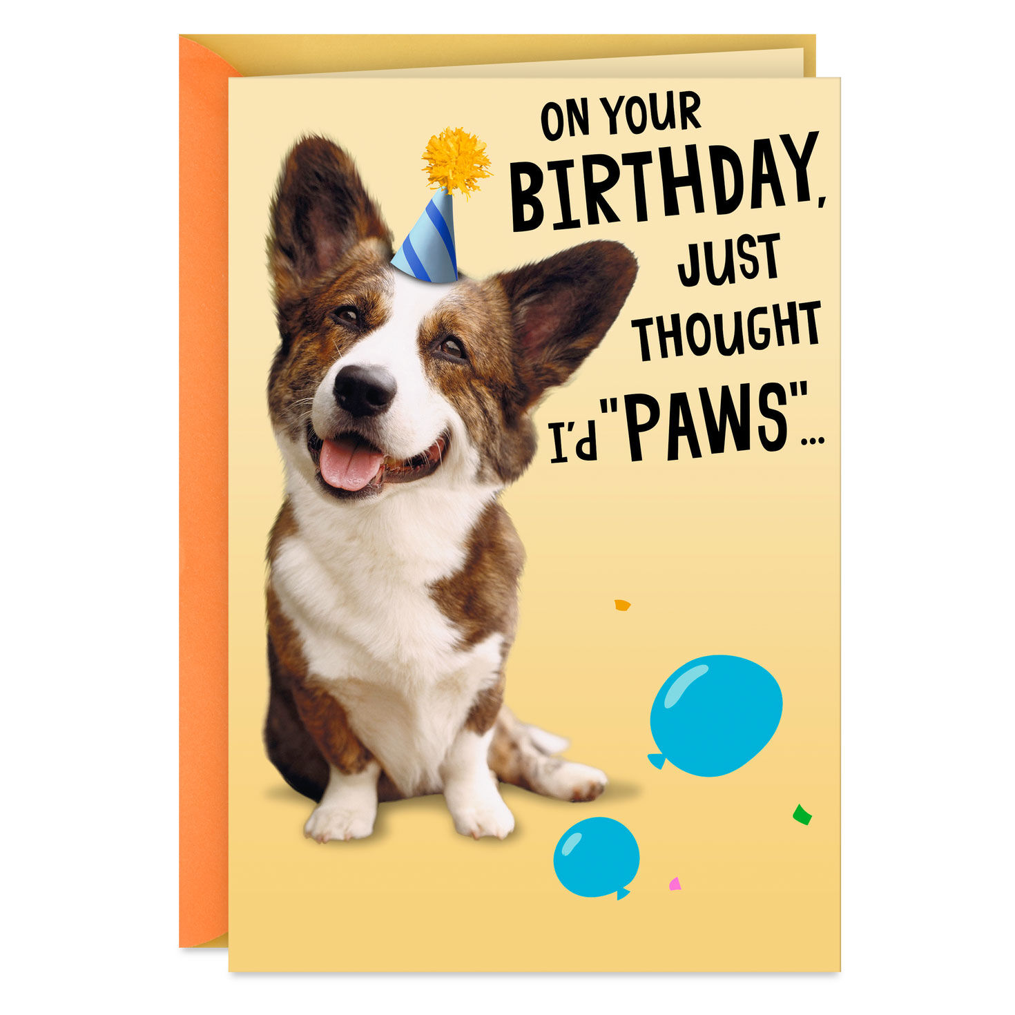 Wishing You a Treat-Filled Celebration Funny Birthday Card, , large image number 1